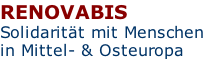 RENOVABIS Solidarität mit Menschen in Mittel- & Osteuropa