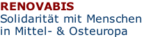 RENOVABIS Solidarität mit Menschen in Mittel- & Osteuropa